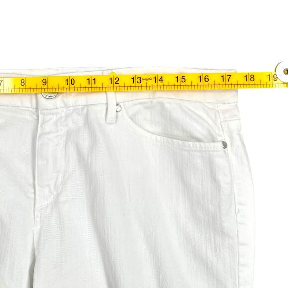 JOE'S JEANS White PROVOCATEUR Back Pockets Belt Loops Stretch Jeans Size‎ 32 - Picture 7 of 9